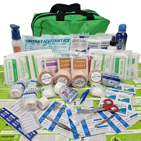 XL Sports First Aid Kit in Double Large First Aid Bag Economy