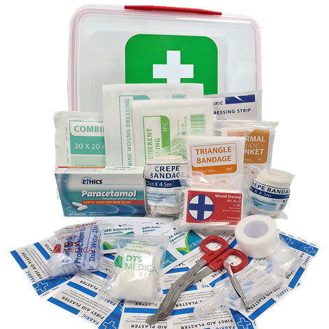 Wells Vehicle First Aid Kit 2ltr Plastic Container