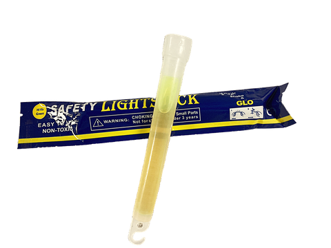 Light Stick hi vis green 6 inch - picture taken in light so item does not correctly show how bright it is - up to 12 hours