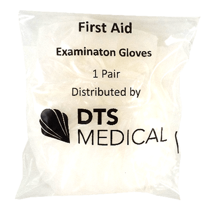 1 Pair of Disposable First Aid Gloves size XL