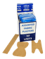 Fabric Assorted Plasters Skin Colour 50's Boxed (20 x Knuckle 20 x Finger Tip 10 Finger Extension)