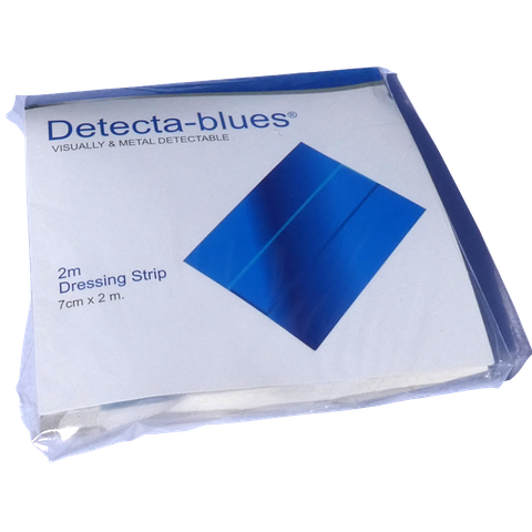 Detecta-Blue, Blue Metal Detectable Dressing Strip 2m