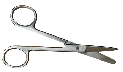First Aid Scissor, Nursing Sharp Blunt 12.5cm