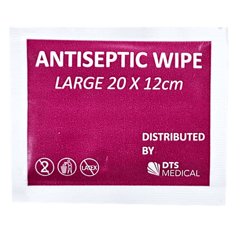 Antiseptic Wipes First Aid Wound Wipes Large Singl