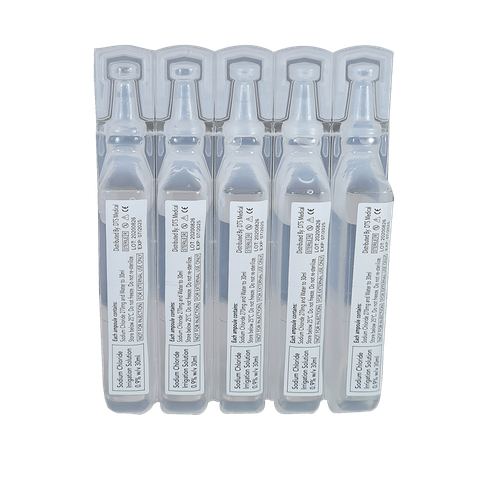 Saline 30ml Wound and Eye Wash Solutions Ampoule