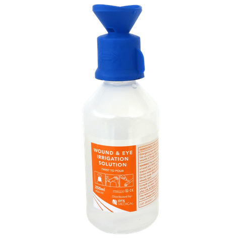 Eye Wash / Wound Wash Saline Filled Bottle Filled ready to use 250ml