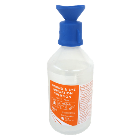 Eye Wash / Wound Wash Filled Bottle 500ml Saline