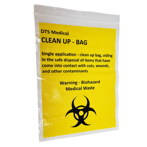 First Aid Clean up Quick Resealable Bag