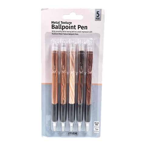 Writing Pen 5 Pack - Basic - Picture for representation purpose only