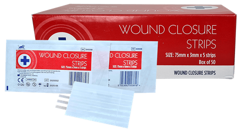 Wound Closure Strip 3mm x 75mm Box Of 50