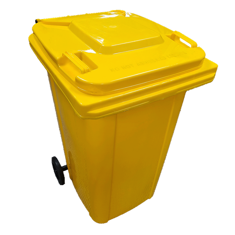 Yellow Wheeled Bin 240Llr