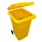 Yellow Wheeled Bin 240Llr