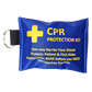 Cpr Keyring With Gloves & Cpr Shield BLUE