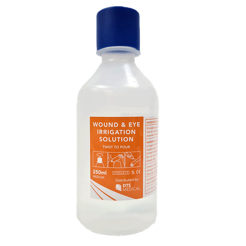 250ml Saline Wound & Eye Wash with twist cap