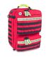 Large Paramedic Rescue Back Pack Approx. 3.20Kg 31x47x22.5cm, 32.7L Red & Hi Viz
