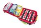 Large Paramedic Rescue Back Pack Approx. 3.20Kg 31x47x22.5cm, 32.7L Red & Hi Viz