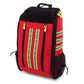 Large Basic Life Support Medical Back Pack - Quick Access Opening System Approx. 1.93Kg 31x50x12cm 18L Red & Hi Viz
