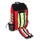 Large Basic Life Support Medical Back Pack - Quick Access Opening System Approx. 1.93Kg 31x50x12cm 18L Red & Hi Viz