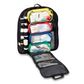 Large Basic Life Support Medical Back Pack - Quick Access Opening System Approx. 1.93Kg 31x50x12cm 18L Red & Hi Viz