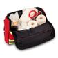 Large Basic Life Support Medical Back Pack - Quick Access Opening System Approx. 1.93Kg 31x50x12cm 18L Red & Hi Viz