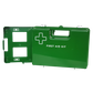 First Aid Box Medium Plastic Green Empty Wall Mount