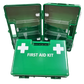 First Aid Box green plastic X-Large  Wall Mount empty