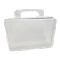 Clear First Aid Box with rubber seal