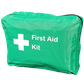 First Aid Bag NO HANDLES 2 green fold out sleeves