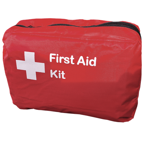 Medium First Aid Bag No Handles RED