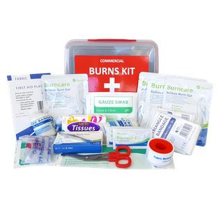 Burns First Aid Kit Medium / Commercial Lunch Box