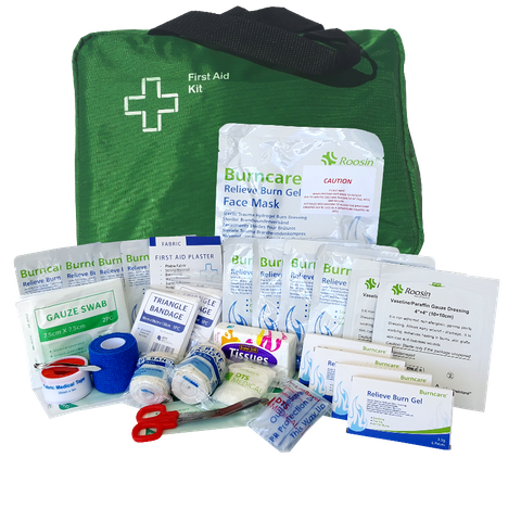 Burn Injury First Aid Kit Soft Pouch - Large Commercial