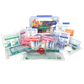 First Aid Kit Industrial And Marine in large Clear Plastic Lunch Box Style