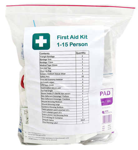 First Aid Kit OFFICE Workplace 1-15  REFILL (Complete)