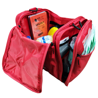 Sports Team First Aid Kit Premium Large Default Red Bag, but you can ask for Black or Navy if in stock