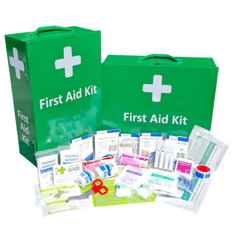 First Aid Kit Work Place 1-25 in Portrait Metal