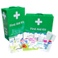 First Aid Kit Work Place 1-25 in Portrait Green Metal mountable cabinet