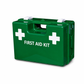 First Aid Kit Work Place 1-5 Person in large Wall Mountable green plastic box