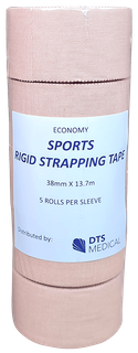 Fabric Sports Tape Economy 5 Pack Wrapped 38mm x 13.7m