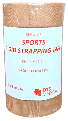 Regular Sports Tape 25mm x 13.7m Pack of 5