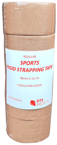 Regular Sports Tape 38mm x 13.7m Pack of 5