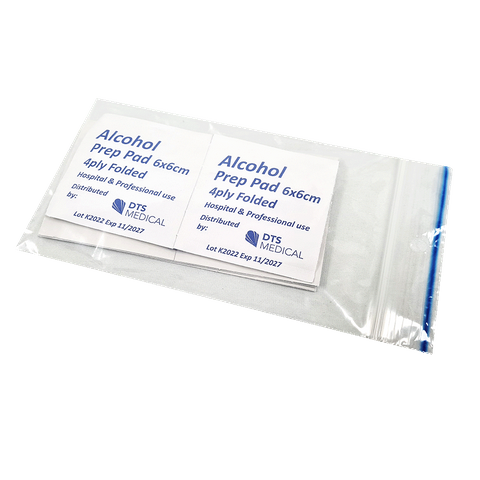 Alcohol prep pad pack of 10