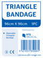 Triangle Bandage Disposable Medium NO safety pins