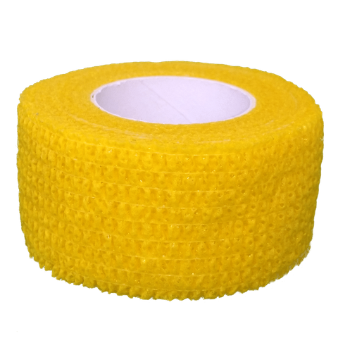 Cohesive Bandage 2.5cm Yellow