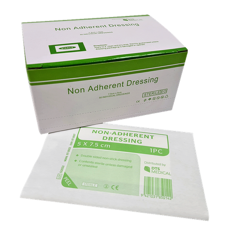 Non Adherent Dressing 7.5cm x 5cm box of 50