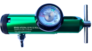 Basic Oxygen Flow Regulator 0-15 lpm - Barb Outlet