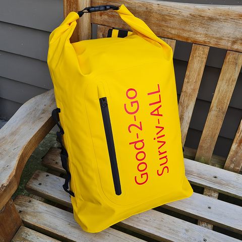 Dry Bag Back Pack XL Yellow - COMING SOON ASK US Printed 
Good-2-Go