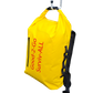 Dry Bag Back Pack XL - Padded Back and Shoulder Straps - Yellow - Printed with Good-2-Go