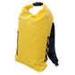 Dry Bag Back Pack XL - Padded Back and Shoulder Straps - Yellow - Printed with Good-2-Go