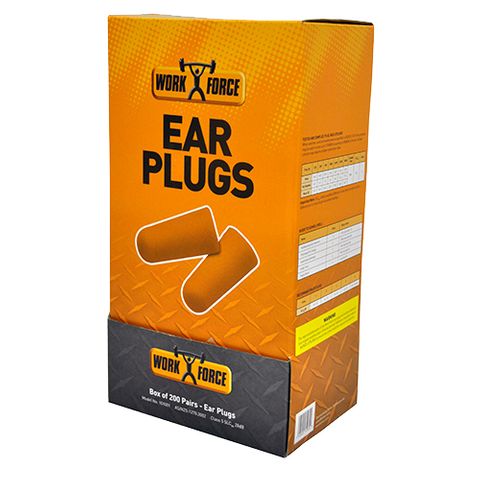 Ear Plug Foam Without Cord Box Of 200