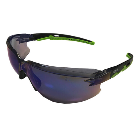 Safety Glasses AS/NZS 1337.1.2010 Anti scratch, Blue mirror